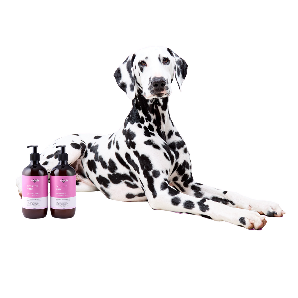 Sensitive Care natural pet shampoo and conditioner for sensitive skin